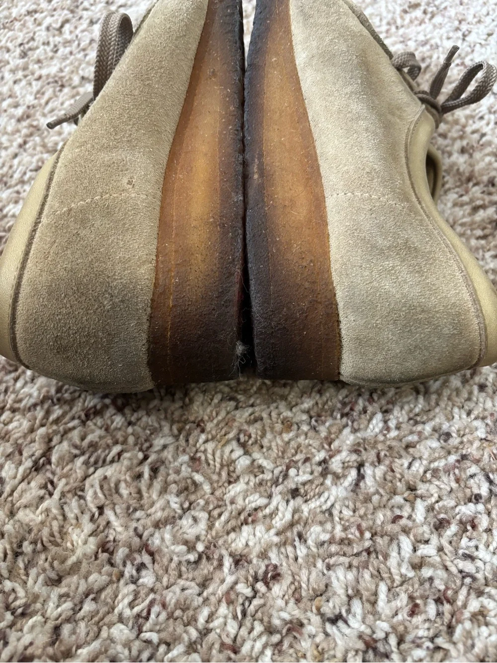 Clarks Original Wallabee Low Maple Suede Loafers-8.5M